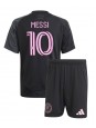 Billige Inter Miami Lionel Messi #10 Bortedraktsett Barn 2025-26 Kortermet (+ Korte bukser)